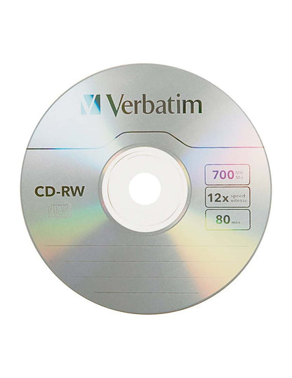 95161 / CD-RW 12X Verbatim de Alta Velocidad