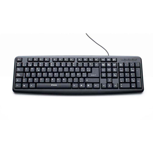 VB98121 / Teclado Verbatim, Alámbrico, USB, Negro (Español)